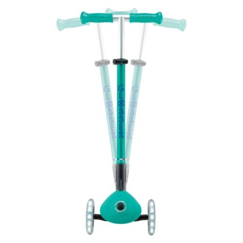 Самокат Globber серії Elite Lights смарагдово-зелений Колеса з підсвічуванням (439-607-3)