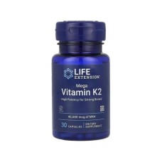 Вітамінно-мінеральний комплекс Life Extension Вітамін К2, 45 мг, Mega Vitamin K2, 30 капсул (LEX-24173)