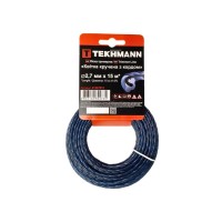 Жилка косильна Tekhmann "Квітка кручена з кордом" 2,7 мм × 15 м (41527015)