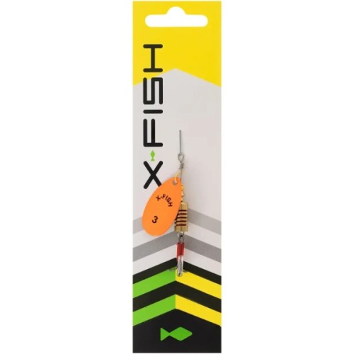 Блешня X-Fish Stark 6.5g 3 Nikel UV orange (1917.07.34)