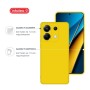 Чохол до мобільного телефона Intaleo Silicone Poco X6 Yellow (1283126600449)