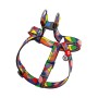 Шлея для собак WAUDOG Nylon з QR паспортом "Вітраж" пластиковий фастекс XL (324-0051)