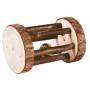 Іграшка для гризунів Trixie Дерев'яний ролик з дзвіночком 5 х 7 см (4011905616544)