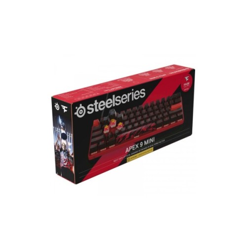 Клавіатура SteelSeries Apex 9 TKL OptiPoint Mini Faze Clan USB UA Red/Black (64853)