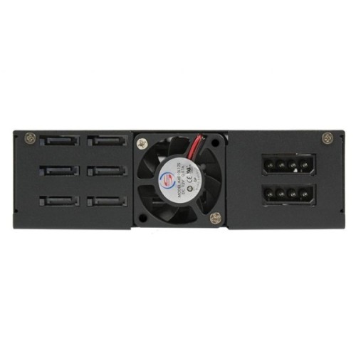 Бекплейн Chieftec 1x5.25"/6x2.5" Hot-Swap Metal (CMR-625)