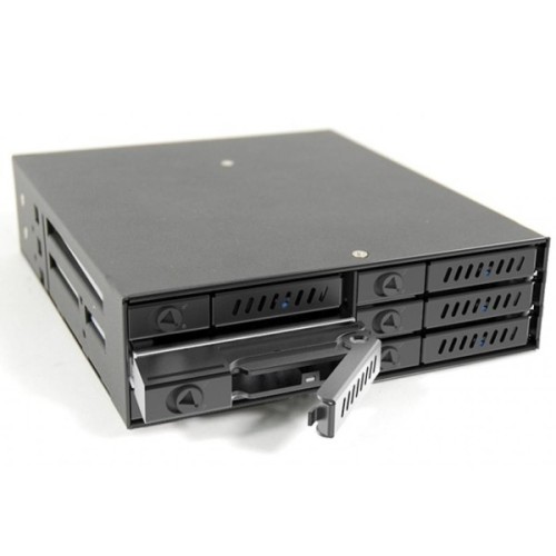 Бекплейн Chieftec 1x5.25"/6x2.5" Hot-Swap Metal (CMR-625)
