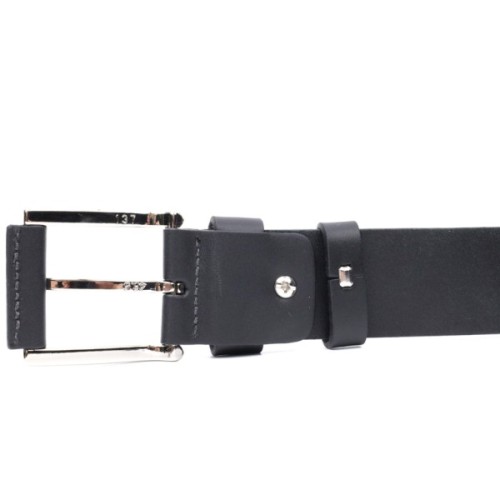 Ремінь Grande Pelle Під джинси з натуральної шкіри Чорний (11685)