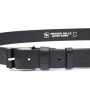Ремінь Grande Pelle Під джинси з натуральної шкіри Чорний (11685)