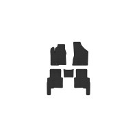 Килимок в салон EVAtech Kia Sorento (XM) (Hinged Gas Pedal) 7 seats 2009-2 (KI12992CV5LA3RBB)