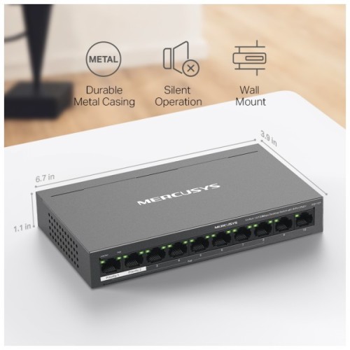 Комутатор мережевий Mercusys MS110P
