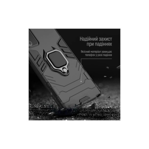 Чохол до мобільного телефона ColorWay AntiShock Magnet Ring Xiaomi Redmi 13C Blue (CW-CAMRXR13C-DB)