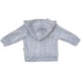 Кофта дитяча Miniworld велюрова на блискавці (16057-68B-gray)