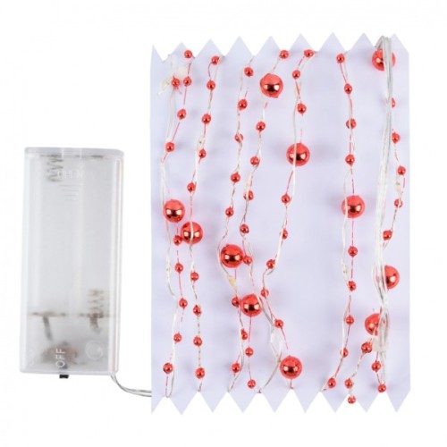 Гірлянда YES! Fun На мідному дроті Намистини 20 LED Тепло-біла 2.2 м На батарейках (801205)