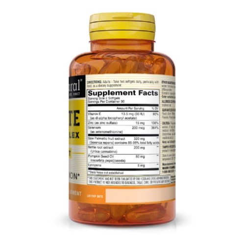 Вітамінно-мінеральний комплекс Mason Natural Комплекс терапії простати, Prostate Therapy Complex, 60 геле (MAV-14435)