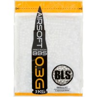 Страйкбольні кульки BLS Precision White 6 мм 0,3 г 1 кг (1928.00.07)