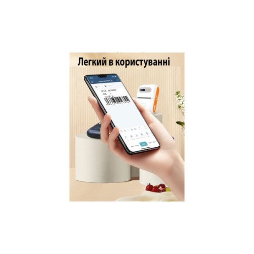 Принтер етикеток UKRMARK DP26BL bluetooth, USB, синій (900884)
