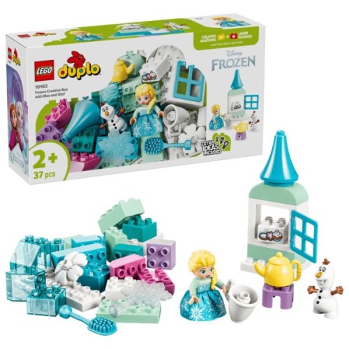 Конструктор LEGO DUPLO Коробка для творчого конструювання «Крижане серце» з Ельзою й Олафом (10462)