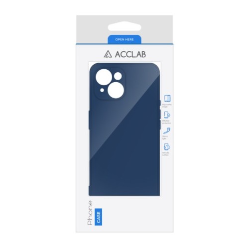 Чохол до мобільного телефона ACCLAB SoftShell Apple iPhone 15 Plus Light Blue (1283126586392)