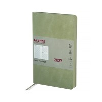 Тижневик Axent 2027 Partner Soft Cloud, 145х210, салатовий (8837-27-4-A)