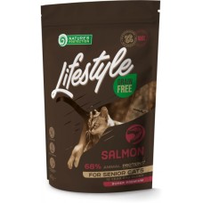 Сухий корм для кішок Nature's Protection Lifestyle Grain Free Salmon Senior Cat 400 г (NPLS45955)