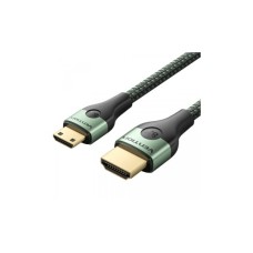 Кабель мультимедійний HDMI M to HDMI mini M 2.0m V2.1 8K 60Hz green Vention (AGJGH)