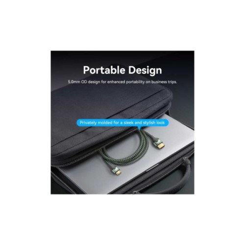 Кабель мультимедійний HDMI M to HDMI mini M 2.0m V2.1 8K 60Hz green Vention (AGJGH)