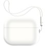 Чохол для навушників Armorstandart Silicone Case with straps для Apple Airpods Pro 2 White (ARM68618)
