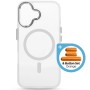 Чохол до мобільного телефона Armorstandart Unit MagCase Apple iPhone 17 Clear Silver + Orange Button Set (ARM90581)