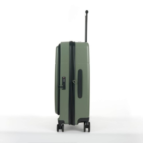Валіза Bagland середня 72 л хакі (1140621767)