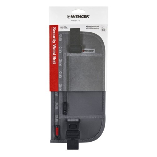 Сумка-бананка Wenger waist belt with RFID pocket, сіра (611879)