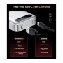 Батарея універсальна Choetech 10000mA, 22.5W, PD, QC, silver (B860-CCSL)