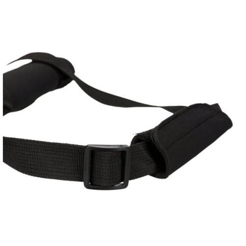 Шлея для собак Trixie Пояс підтримуючий неопреновий чорний M: 55 - 65 см (4053032407459)