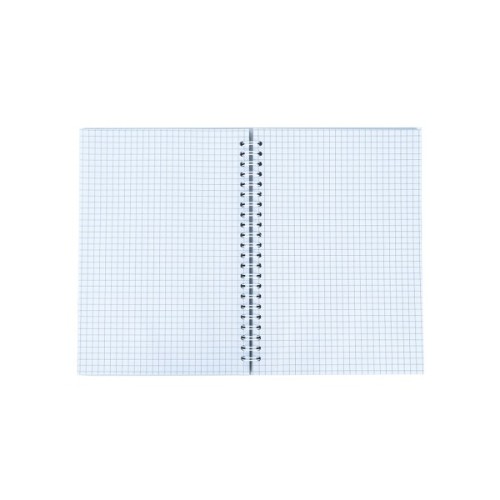 Блокнот Axent на спіралі А5 96 аркушів, клітинка, тверда обкладинка №35 (8032-35-A)