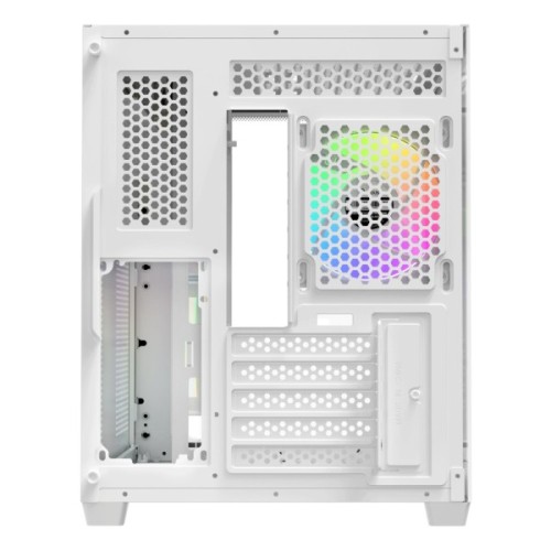 Корпус для ПК OCYPUS IOTA C50 WH CURVE ARGB DIGITAL (IOTA-C50-WHD300CD-GL)