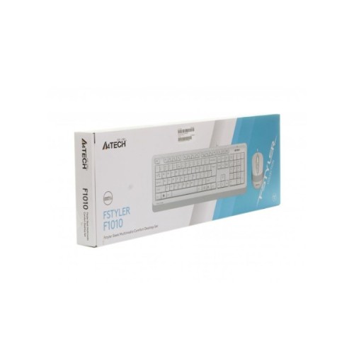 Комплект A4Tech F1010 White (4711421943307)