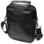 Сумка Vintage Месенджер з натуральної шкіри Чорна (21950)