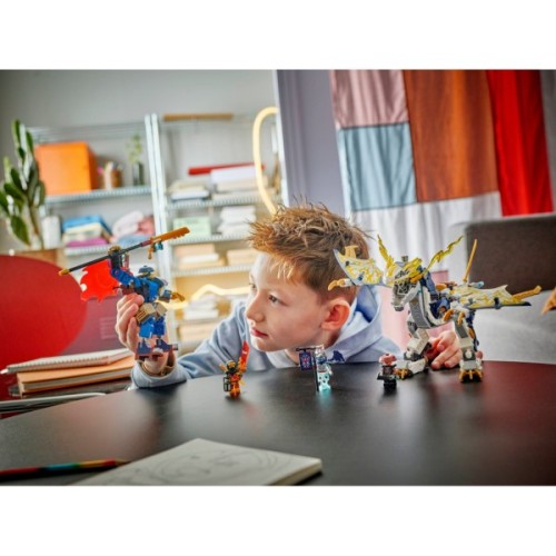 Конструктор LEGO NINJAGO Розбійник: Робот-вершник на драконі (71843)