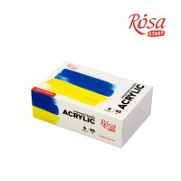 Акрилові фарби Rosa START Ukraine 6 x10 мл (4823098531050)