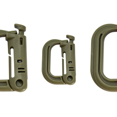 Карабін туристичний Tramp Набір 3 шт Grimlock Green (UTRA-303-green)