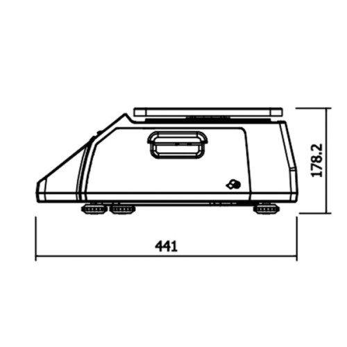 Ваги торгівельні CAS CL-5200-B без стойки (CL-5200-B)