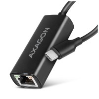 Перехідник USB-C to RJ45 Ethernet 1000Mbps black AXAGON (ADE-ARC)