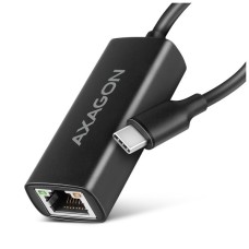 Перехідник USB-C to RJ45 Ethernet 1000Mbps black AXAGON (ADE-ARC)