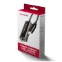 Перехідник USB-C to RJ45 Ethernet 1000Mbps black AXAGON (ADE-ARC)