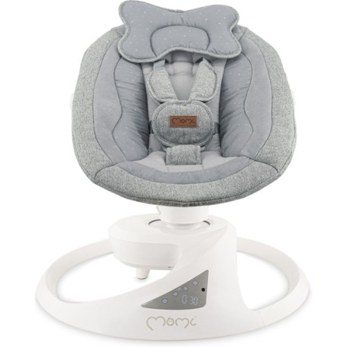 Крісло-гойдалка MoMi PEARL baby swing grey (BULE00040)