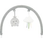 Крісло-гойдалка MoMi PEARL baby swing grey (BULE00040)