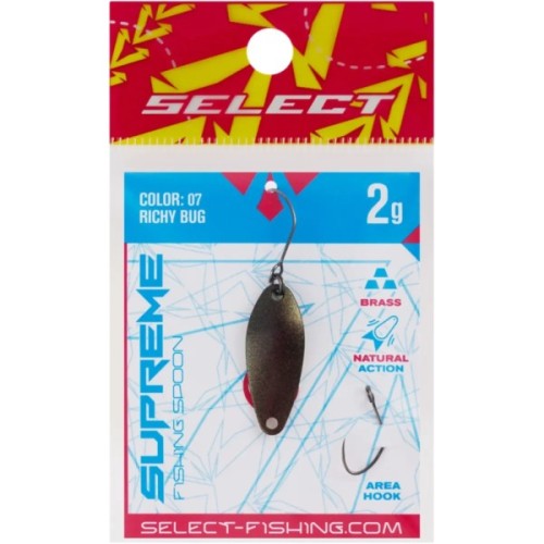 Блешня Select Supreme 2.0g 27mm 07 Richy Bug (1870.80.43)