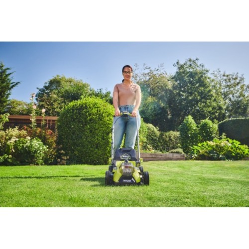 Газонокосарка Ryobi ONE+ HP RY18LMX33A-0 18V, 33см, 30л, 25-90мм, 9.3кг (без АКБ та ЗП) (5133006286)