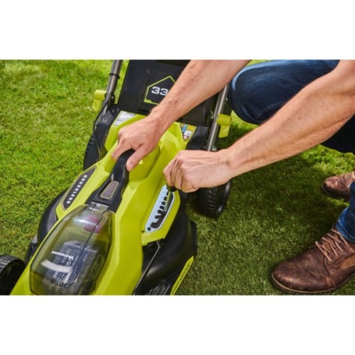 Газонокосарка Ryobi ONE+ HP RY18LMX33A-0 18V, 33см, 30л, 25-90мм, 9.3кг (без АКБ та ЗП) (5133006286)