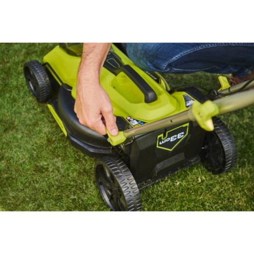 Газонокосарка Ryobi ONE+ HP RY18LMX33A-0 18V, 33см, 30л, 25-90мм, 9.3кг (без АКБ та ЗП) (5133006286)