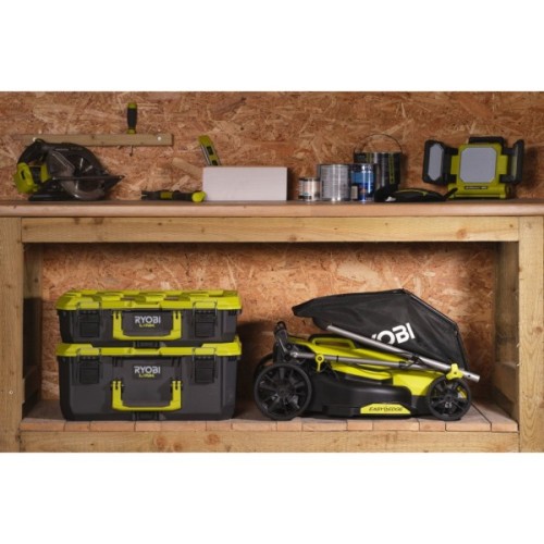 Газонокосарка Ryobi ONE+ HP RY18LMX33A-0 18V, 33см, 30л, 25-90мм, 9.3кг (без АКБ та ЗП) (5133006286)